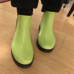 Polo Sport Ralph Lauren Women Rainboots Green Sz 9